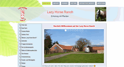 Desktop Screenshot of lazy-horse-ranch.de